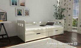 Кровать глянец премиум Наоми 122