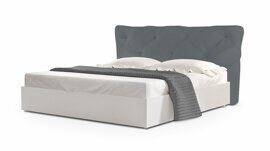 Кровать Таамир 2 серого цвета 140*200 см
