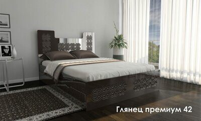 Кровать глянец премиум Наоми 142